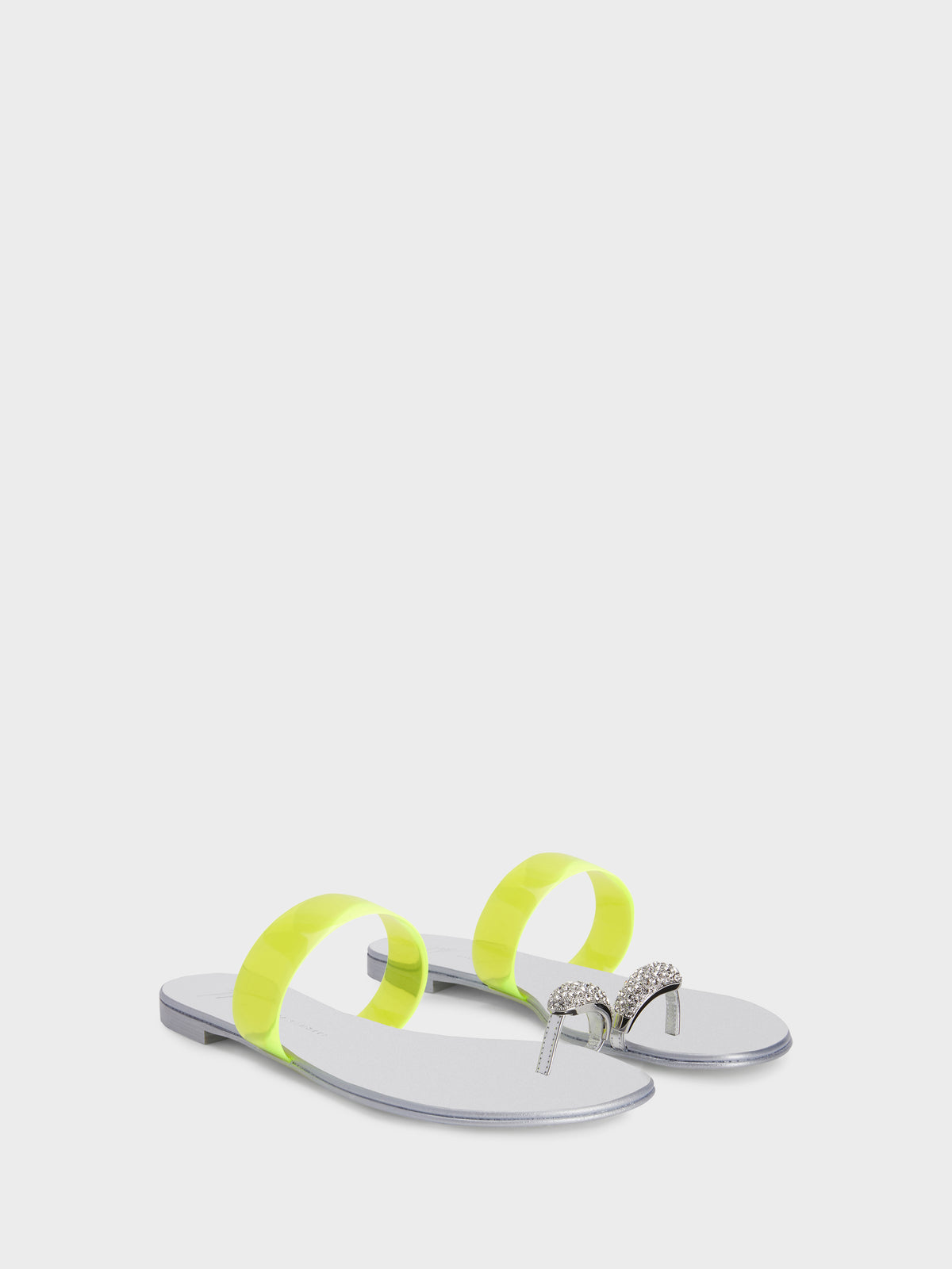 RING PLEXI FLAT SANDAL