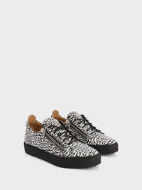 FRANKIE MONOGRAM LOW TOP