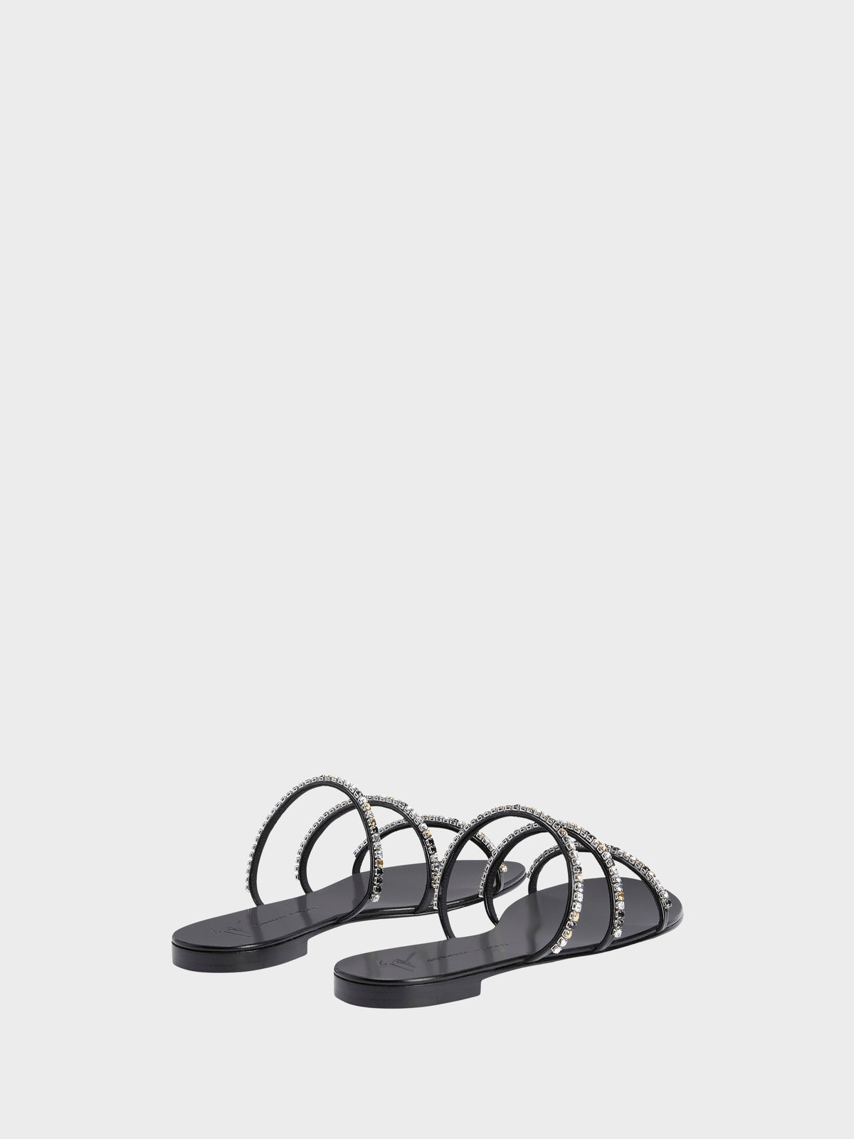 DARK COLORFUL FLAT SANDAL