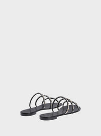 DARK COLORFUL FLAT SANDAL