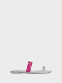RING PLEXI FLAT SANDAL