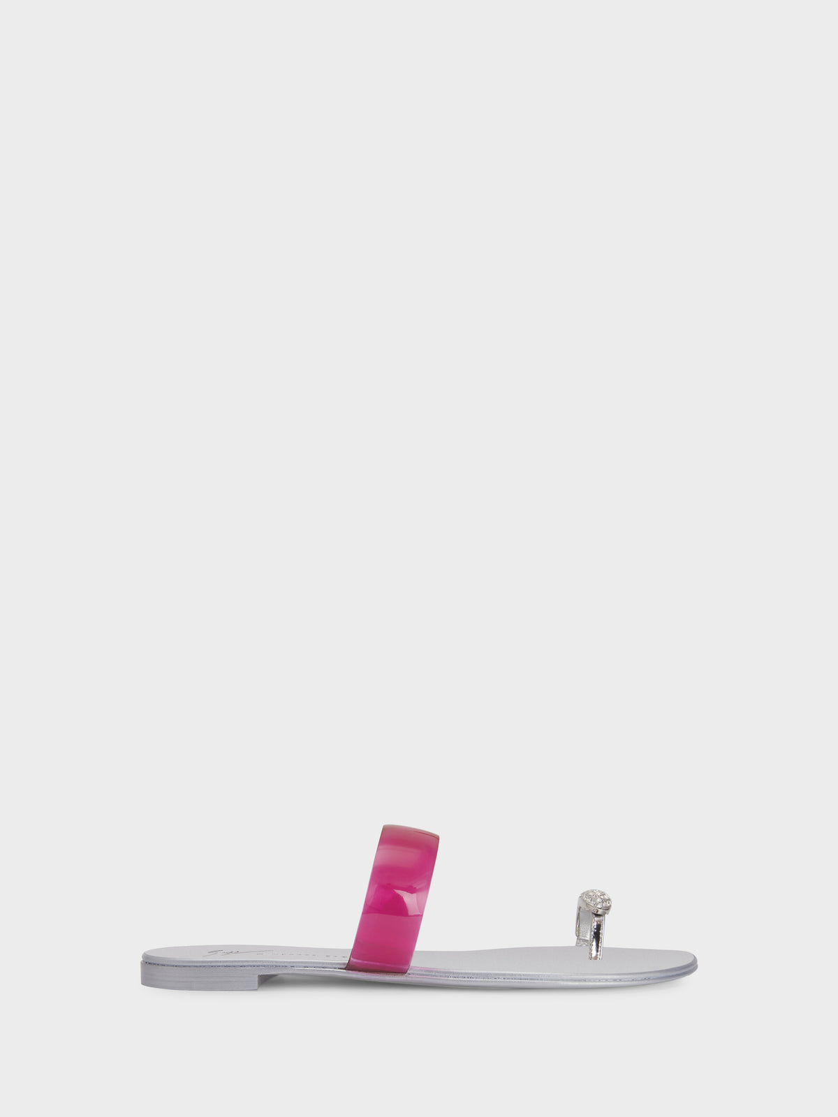 RING PLEXI FLAT SANDAL