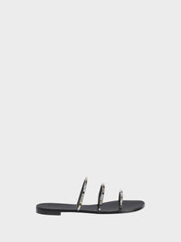 DARK COLORFUL FLAT SANDAL