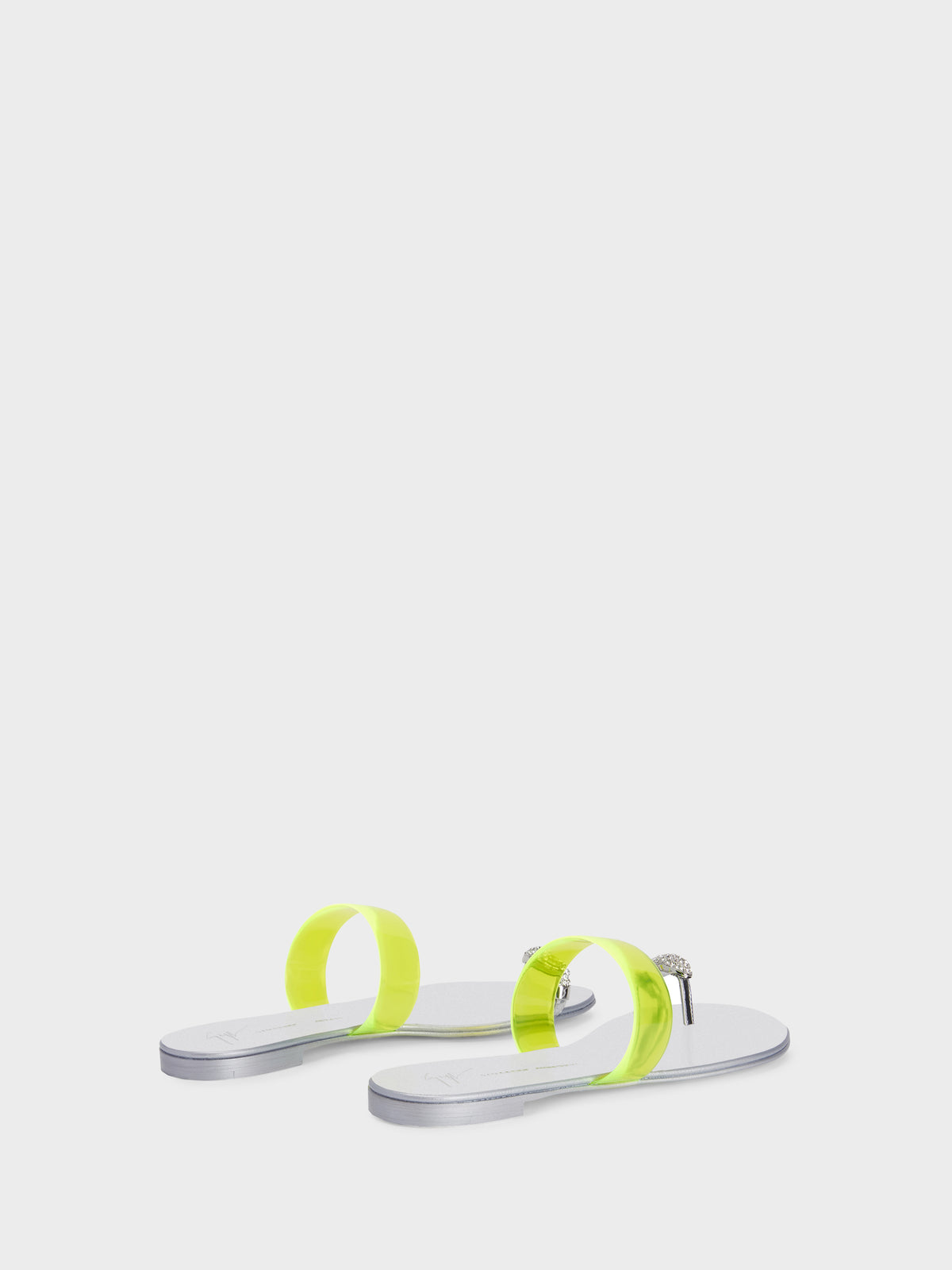 RING PLEXI FLAT SANDAL