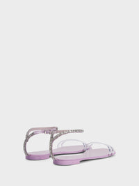 AGATHE PLEXI FLAT SANDAL